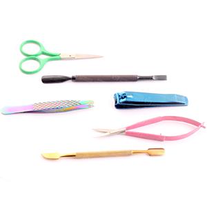 Juego de Herramientas de Manicura y Pedicura con Logotipo Personalizado, Cortaúñas de Acero Inoxidable, Limpiador de Cutículas Puntiagudo, Levantador de Uñas Profesional - Product Image 6