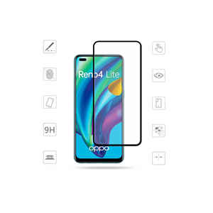 Protection d'écran en verre trempé 5D Premium pour Oppo Reno 4 Lite, ultra-claire, couverture intégrale, anti-rayures et anti-chocs - Product Image 3
