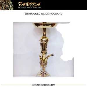 Nueva Cachimba de Diseño de Lujo, Mini, de Latón Macizo, de Alta Calidad, Única, de Tres Kilogramos, con Acabado Lacado Artístico, Edición Limitada - Product Image 4