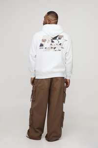 <b>White</b> Color Printed Pullover <b>Hoodie</b> Manufacturers Low Moq Price Custom 100% Cotton <b>Men's</b> Hoodies Made In Pakistan - Product Image 4