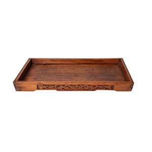 Bandeja Decorativa para Servir, Vajilla para Hotel y Hogar, Plato de Madera de Acacia, Bandejas para Exhibición de Tazas, Modelo LMA04 Uttar Pradesh - Product Image 1