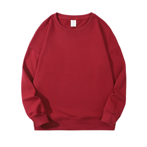 Sudadera de cuello redondo negra en blanco lisa con logotipo personalizado para hombre, Sudadera con capucha, sudaderas con capucha de talla grande para hombre - Product Image 2