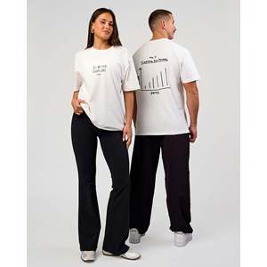 T-shirt Oversize Pesante Tinta in Capo per Fitness di Andrew <span class=keywords><strong>J.</strong></span> Acciaio X LSKD - Product Image 1