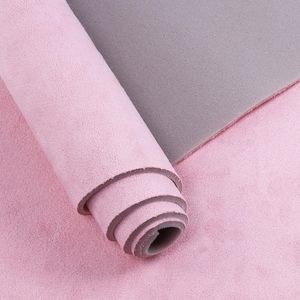 Tela de tapicería de techo de coche de material rosa con espuma - Product Image 5