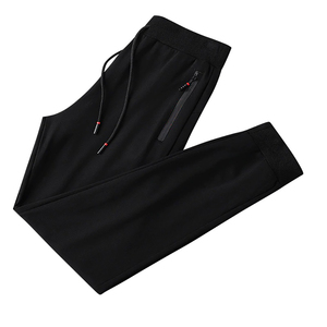 Venta al por mayor de poliéster algodón 2025 superventas Slim Fit Casual hombres pantalones de calidad superior nuevo diseño al por mayor pantalones de los hombres, lavado - Product Image 4