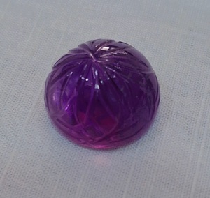 Amatista única que talla la fabricación de piedras preciosas sueltas para joyería forma redonda de alta calidad - Product Image 1