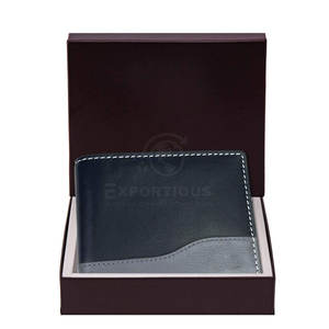 Portefeuille en cuir léger pour homme, RFID, personnalisable, durable, fabriqué au Pakistan, vente chaude, approvisionnement direct d'usine - Product Image 2