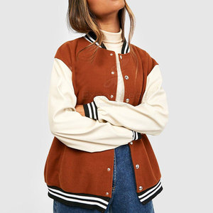 Veste Letterman élégante conçue pour la mode de rue quotidienne Veste Letterman confortable avec un design de contraste élégant - Product Image 3