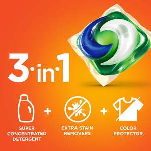 Cápsulas de Detergente para Ropa Tide PODS, Alta Eficiencia (HE), Aroma Original, 96 Unidades - Product Image 5