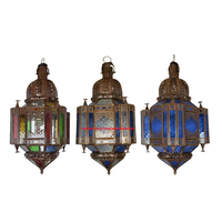 Lanterne décorative pour décorer mariage Maroc Lanterne suspendue Bougie fabriquée en Inde