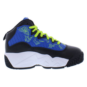 Chaussures Fila Mb pour garçons Couleur : Bleu/Noir/Lime 100% authentiques - Product Image 3