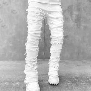 Nuevo estilo Uso al aire libre Pantalones apilados para hombres Pantalones apilados de color sólido de la mejor calidad para hombres a bajo precio - Product Image 2