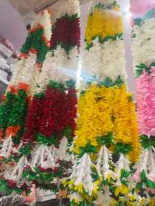 Guirlande de fleurs artificielles décoration de mariage thème fête événement décor à la maison Diwali Festival tendance nouvel an noël - Product Image 3