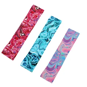 High Quality Customized Pattern Home Gym Workout Comfortable Elastic Hip Resistance Booty Band Lets Train