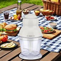 Robot culinaire électrique miniature de haute qualité 400W, plastique écologique, haute efficacité, capacité de 650 ml, portable, hachage, usage domestique