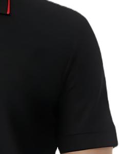 เสื้อโปโลผู้ชายแบบคลาสสิกแบบพรีเมี่ยม, ผ้าฝ้ายนิ่มระบายอากาศได้ดีปกคอสไตล์ธุรกิจลำลองสีพื้น - Product Image 2