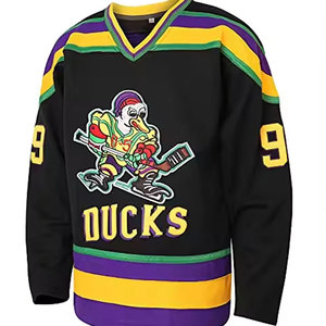 Maillot de hockey sur glace surdimensionné léger personnalisé collège vente en gros personnalisé broderie appliques 100% polyester - Product Image 1