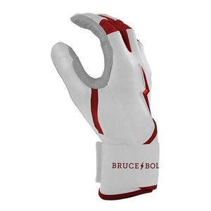 Guantes de béisbol de piel de oveja de cuero personalizados de alta calidad Guantes de bateo profesionales OEM con alto agarre Venta caliente - Product Image 2