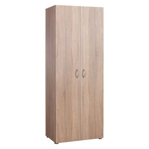 Armadio Multifunzionale a Due Ante 'Calamata' Cm. 36 X 69,4 X H.181 - Bianco - Product Image 1