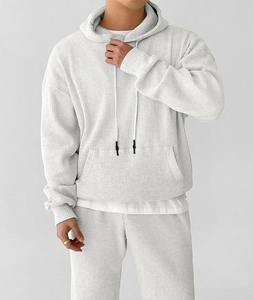 Custom Autumn and Winter New Men's 100% Cotton <b>Lined</b> Front Logo Regular Fit Pullover Hoodie Long Sleeved <b>Shirt</b> - Product Image 3