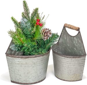 Maceta de Metal de diseño Simple de buena calidad con soporte para plantación decorativa de aniversario de café para decoración de café - Product Image 5