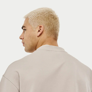 Vente flash, t-shirts à épaules tombantes 100% haute qualité pour hommes, impression de logo personnalisée, t-shirts vierges respirants, t-shirt surdimensionné pour le fitness - Product Image 6