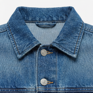 Veste en jean élégante pour homme 100% coton Couleur unie Poche fine Vêtement de haute qualité Veste en jean durable pour l'automne - Product Image 4