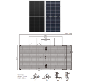 Longi แผงโซล่าเซลล์กระจกคู่640W 645W 650W 655W 660W 665W ชนิดชนิด bifacial นักวิทยาศาสตร์ X10 - Product Image 6