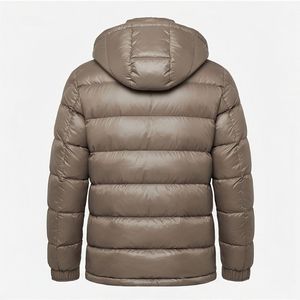 Chaqueta Acolchada Tejida de Invierno para Mujer, 100% de Alta Calidad, Impermeable, con Exterior de Seda y Forro de Felpa, Moderna, Transpirable, para Otoño e Invierno - Product Image 2