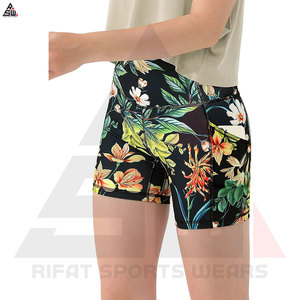 Offres Spéciales meilleure qualité Booty Shorts pour les femmes avec nouveauté femmes décontracté tricoté plaine teint Spandex coton motif solide - Product Image 2