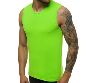 El mejor Chaleco de gimnasio de algodón 100% Top de punto transpirable Precio de fábrica del fabricante Estilo informal - Product Image 2