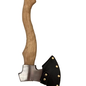 Vente en gros de commandes en vrac personnalisées Service OEM ODM haches Damas professionnelles à bas prix hache de survie camping à lame tranchante fixe - Product Image 3