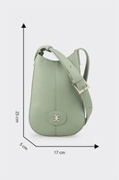 Tas Selempang Mini ODM untuk Wanita, Logo Kustom, Dompet Kulit Bertekstur, OEM Label Pribadi