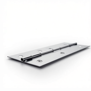 Charnière à tige pour meubles, longueur 1800 mm, fer nickelé, épaisseur 0,7 mm, largeur ouverte 40 mm, PG Pack Size 10" - Product Image 3