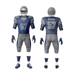 Uniforme de football américain le plus vendu Sublimation personnalisée couleur noir jaune et blanc meilleure vente d'équipe personnalisée Unifoem en vrac - Product Image 2