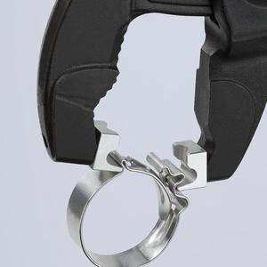 Pince à collier pour tuyau Knipex, grise, avec poignées en plastique antidérapantes, design atrafé pour une utilisation facile - Product Image 3