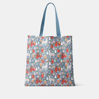 2024 amical en gros personnalisé coton lavable Shopping Promotion sac fourre-tout avec poignée à cordon et résistance aux chocs