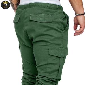 Pantalon cargo pour homme à coupe régulière multi-poches d'extérieur Fermeture à cordon Bouton Imperméable Respirant Couleurs et tailles personnalisables - Product Image 4