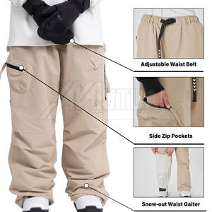 กางเกงกันลมกันหิมะสำหรับผู้ชายผลิตตามสั่งพิมพ์ลายล่าสุด - Product Image 5