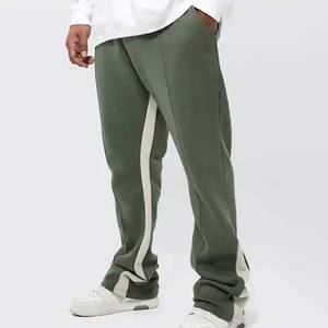 กางเกงผ้าฝ้ายขายาวสำหรับผู้ชายสีพื้นแบบลำลองสำหรับสตรีทจ็อกเกอร์ขายาวตาม100% สั่ง - Product Image 1