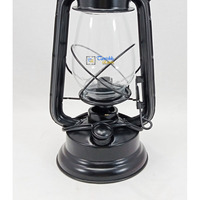 Lanterne marine vintage en fer noir de 32 cm, style bateau, lampe à huile suspendue faite à la main, objet de décoration intérieure, collection nautique antique