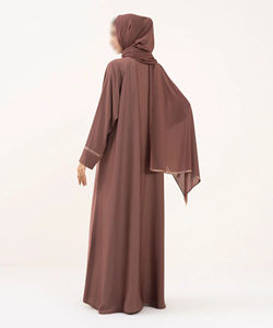 Abaya Casual Contemporánea de Talla Grande para Mujer, Elegante y Modesta, Larga Hasta el Suelo, Ideal para el Trabajo, Eventos Religiosos o Reuniones Nocturnas - Product Image 6