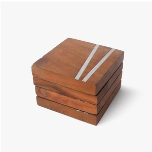 Posavasos de madera para bebidas directas de fábrica, artículos para bebidas de estilo al por mayor, productos más vendidos de diseño antiguo - Product Image 3