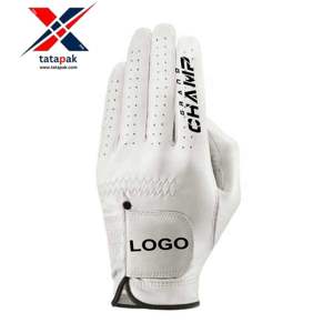 Gants de golf en peau de mouton et en cuir véritable de haute qualité pour hommes golfeurs gants de soutien du poignet coupe élégante prix de vente en gros - Product Image 2