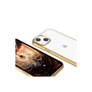 Coque en silicone Netzy Luxury Gold Pixel pour iPhone 13 Mini, coque de protection fine pour 7 Plus et 11 Pro - Product Image 1