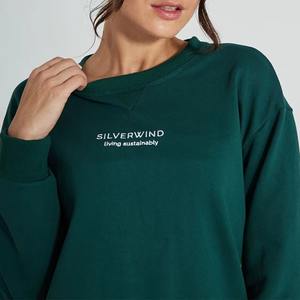 Sudadera de gran tamaño personalizada de alta calidad para mujer, ropa deportiva cómoda para yoga y fitness, Jersey informal para correr - Product Image 4