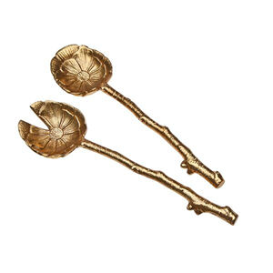 Accessoires d'ustensiles de cuisine en acier inoxydable plaqué or fabriqués directement en usine personnalisés outil de cuisson ensemble d'ustensiles de service - Product Image 3