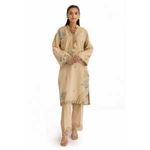 Traje Karandi Bordado de 2 Piezas para Mujer con Borde de Organza AT-52001 - Product Image 5