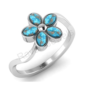 Anillo de piedras preciosas de pera Vermeil de 4x6mm de estilo clásico de gran calidad 2025, joyería fina de 10K hecha a mano en la India para boda de fiesta de mujer - Product Image 4