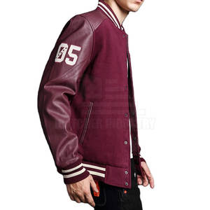 แจ็กเก็ตฤดูหนาวเลตเตอร์แมนสำหรับผู้ชายแจ็คเก็ตเลตเตอร์แมนสไตล์ไม่ซ้ำใคร - Product Image 2